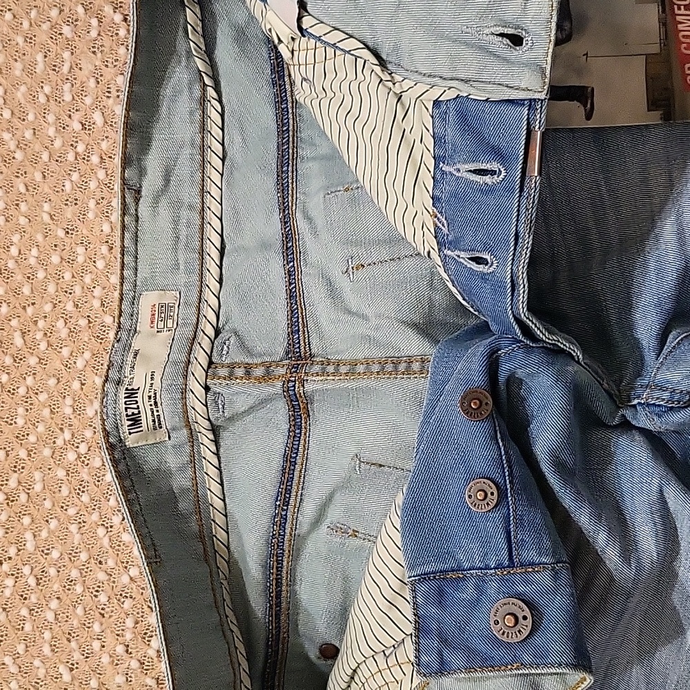 Classic Blue Straight Jeans with Natural Fading - Picture 8 of 12